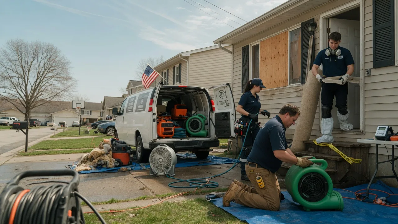 Water Damage Restoration in Allouez, WI near me
